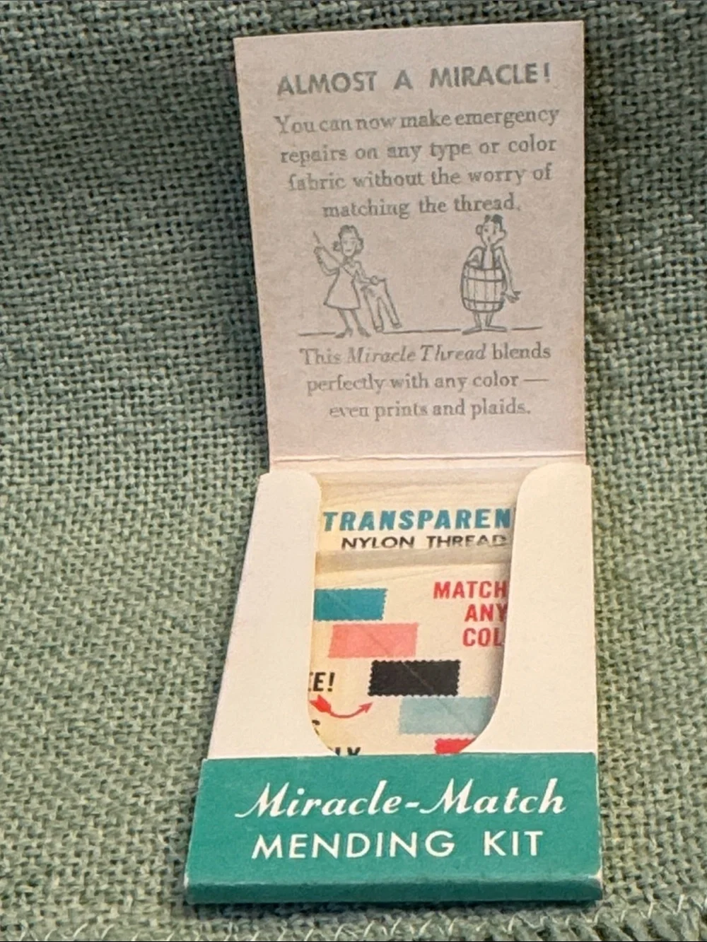 Two Iowa Vintage Advertising Sewing Ephemera